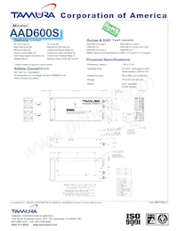 AAD600S-5 Datasheet Pagina 2