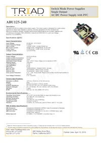 ABU125-240數據表 封面
