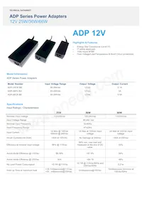 ADP-25FW BB Datasheet Cover