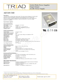 AEU65-360 Datasheet Cover
