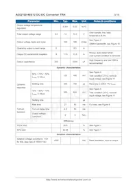 AGQ100-48S12B-6L Datasheet Pagina 3