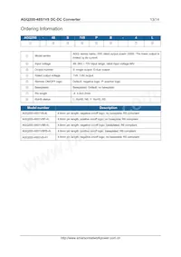 AGQ200-48S1V8PB-4L Datasheet Pagina 13