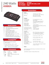 AM80A-048L-240F10 Datasheet Cover