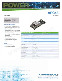 APC18T04-9L Datasheet Cover