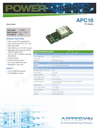 APC18T12-9L 데이터 시트 표지