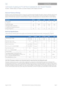 ATA016A0X43 Datasheet Pagina 2