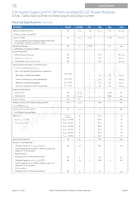 ATA016A0X43 Datasheet Page 3