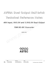 AV60A-048L-050D033N Datenblatt Cover