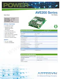 AVE200-48S3V3-6L數據表 封面