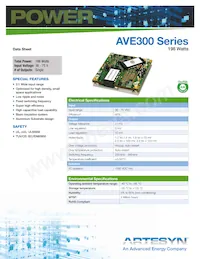 AVE300-48S3V3B-6 Datenblatt Cover