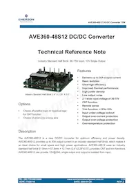 AVE360-48S12P-4 Datasheet Cover
