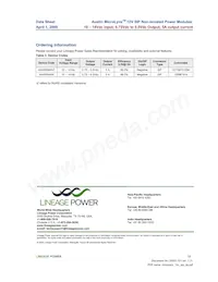 AXA005A0X Datasheet Page 19