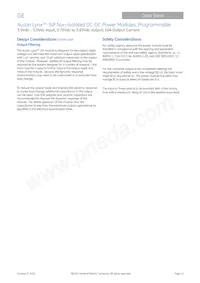 AXH010A0X3 Datasheet Page 11