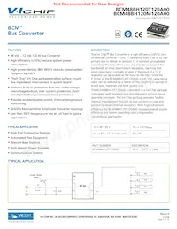 BCM48BH120M120A00 Datasheet Cover