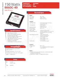 BK60C-048L-025F40H Datasheet Cover