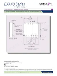 BXA40-48S2V9-SM Datasheet Page 3