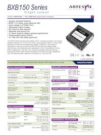 BXB150-48S12FHT Datasheet Cover