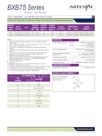 BXB75-48D3V3-2V5FH Datasheet Page 2