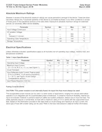 CC025ACL-M Datasheet Page 2