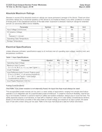 CC025CL-M Datasheet Pagina 2