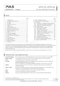 CP10.121 Datasheet Pagina 2