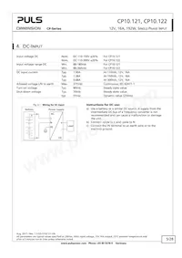 CP10.121 Datasheet Page 5