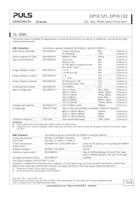 CP10.121 Datasheet Page 15