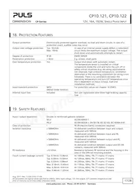 CP10.121 Datasheet Page 17