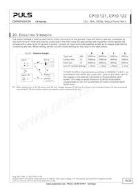 CP10.121 Datasheet Page 18