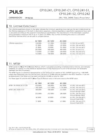 CP10.241-S1 Datasheet Page 11