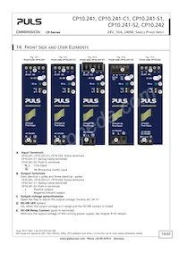 CP10.241-S1 Datasheet Page 14