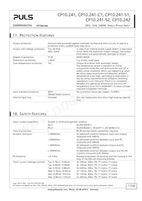 CP10.241-S1 Datasheet Page 17