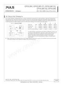 CP10.241-S1 Datasheet Page 18