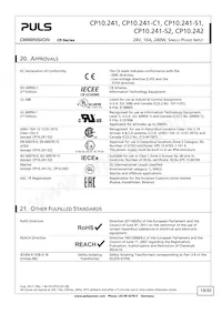 CP10.241-S1 Datasheet Page 19