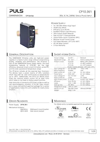 CP10.361 Datasheet Cover