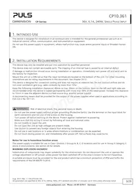 CP10.361 Datasheet Page 3