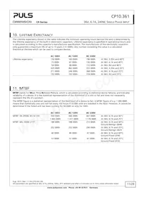 CP10.361 Datasheet Page 11