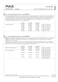 CP10.481 Datasheet Page 11