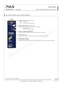 CP10.481 Datasheet Page 14