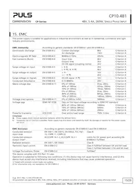 CP10.481 Datasheet Page 15