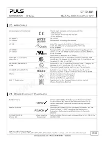 CP10.481 Datasheet Page 19