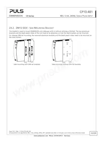 CP10.481 Datasheet Page 22