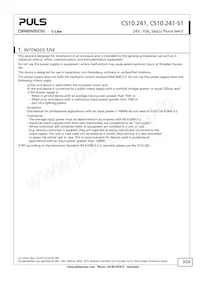 CS10.241-S1 Datasheet Page 3