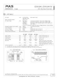 CS10.241-S1 Datasheet Page 5