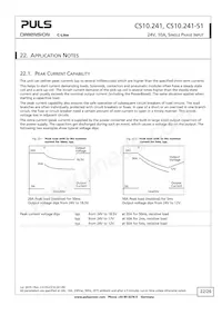 CS10.241-S1 Datasheet Page 22