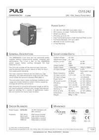 CS10.242 Datenblatt Cover