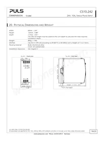 CS10.242 데이터 시트 페이지 18