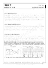 CS10.243 Datenblatt Seite 22