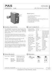 CS10.244 Datasheet Cover