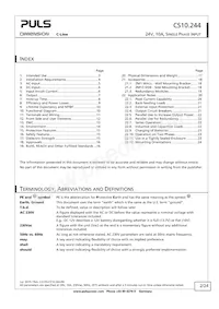 CS10.244 Datasheet Pagina 2